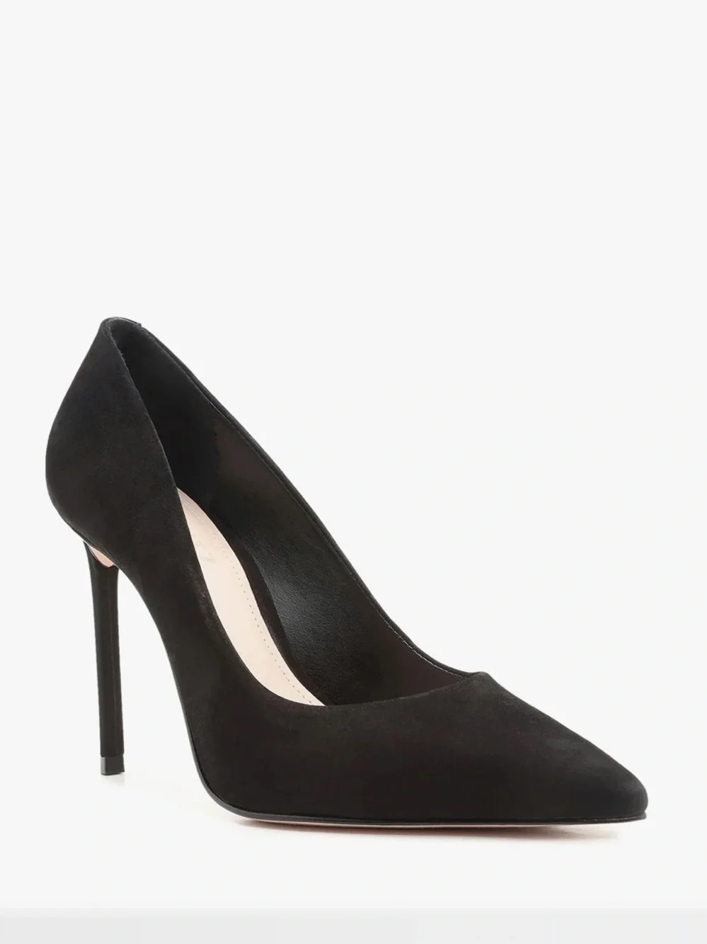 SCHUTZ Black Suede Stiletto Pump  - 6.5
